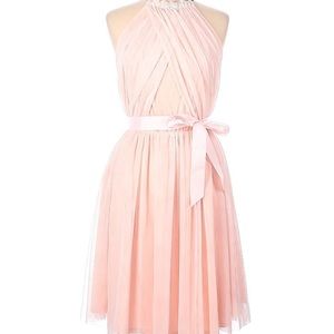 Light pink cocktail dress